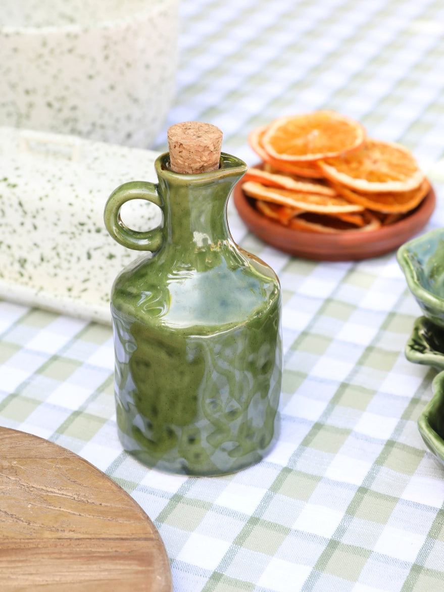 French Artichoke Oil/ Vinegar Bottle
