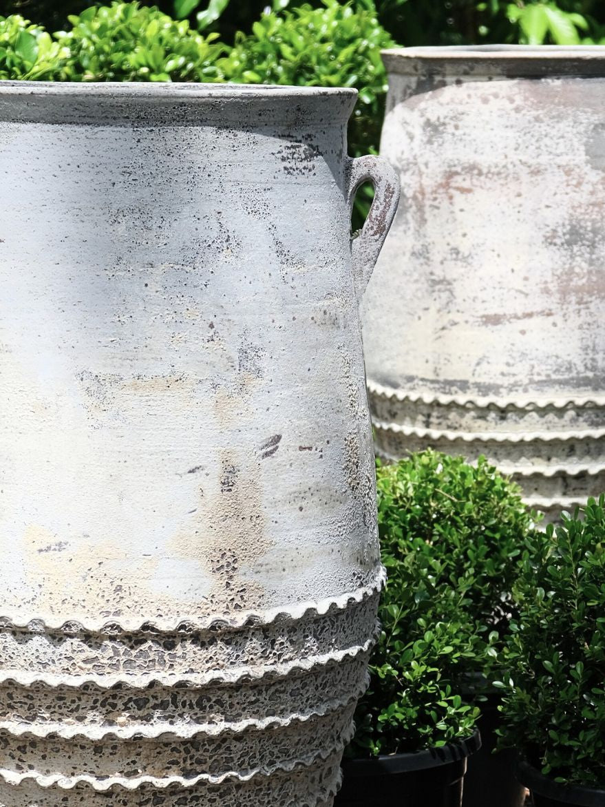 Woodfired Twisted Rope Pot