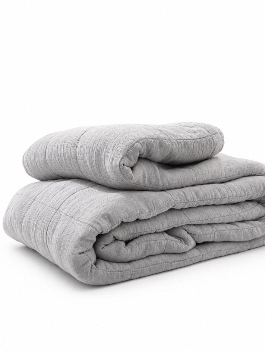 Bailey Light Blue Stonewash Coverlet