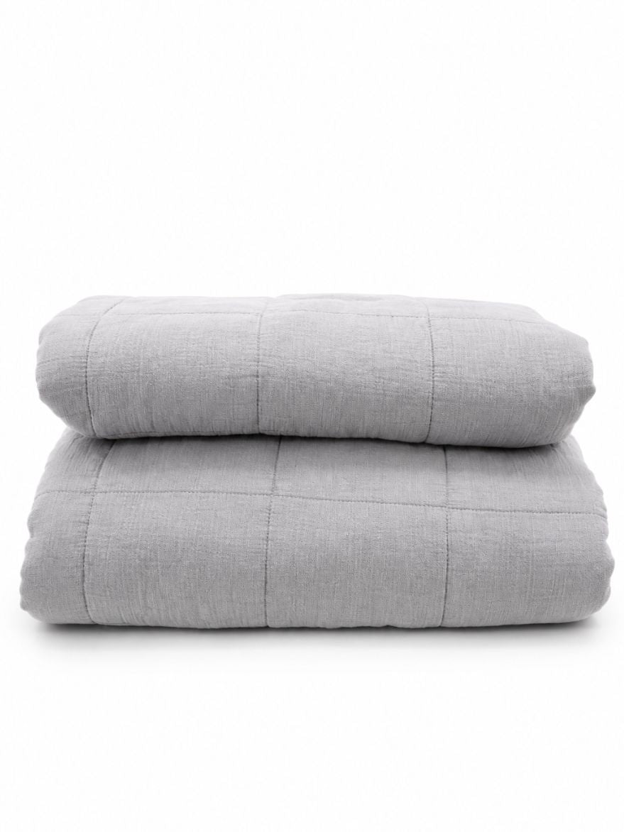 Bailey Light Blue Stonewash Coverlet