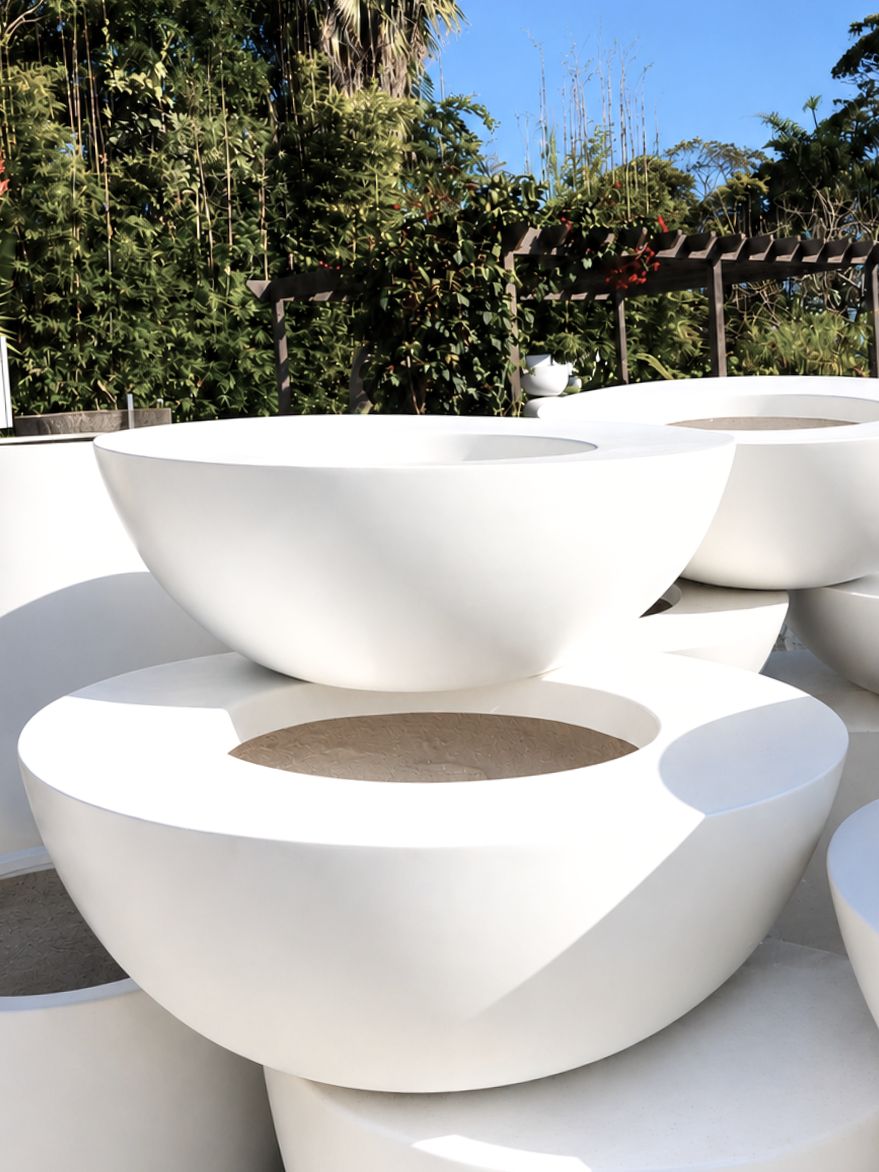Palms Titan Bowl White