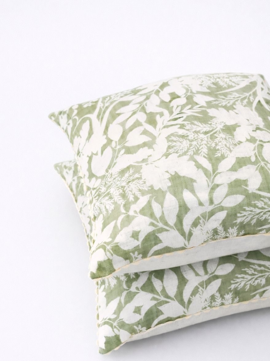 Harlow Green Cushion