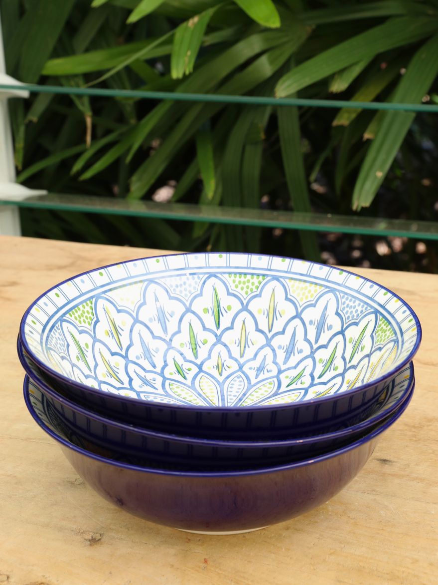 Karim Fruit Bowl Blue