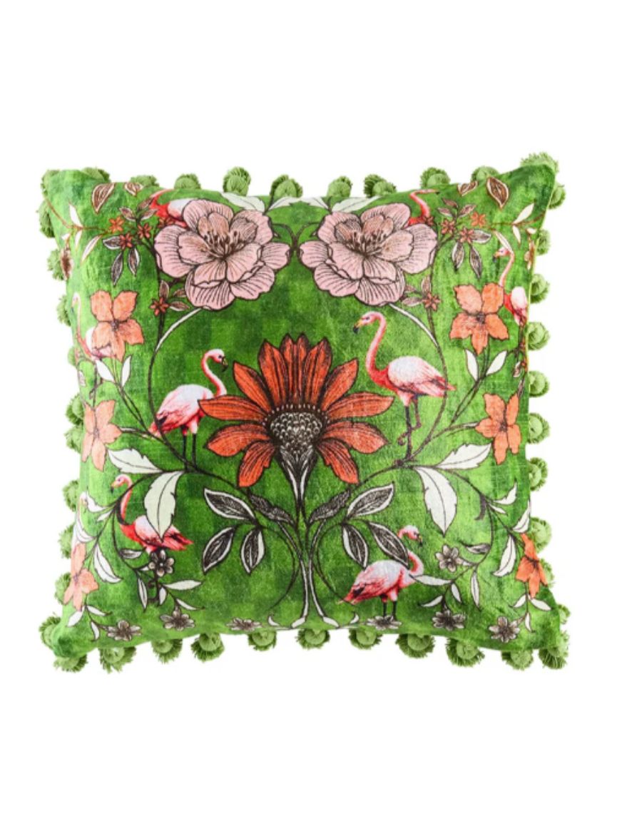 Orient Green Cushion