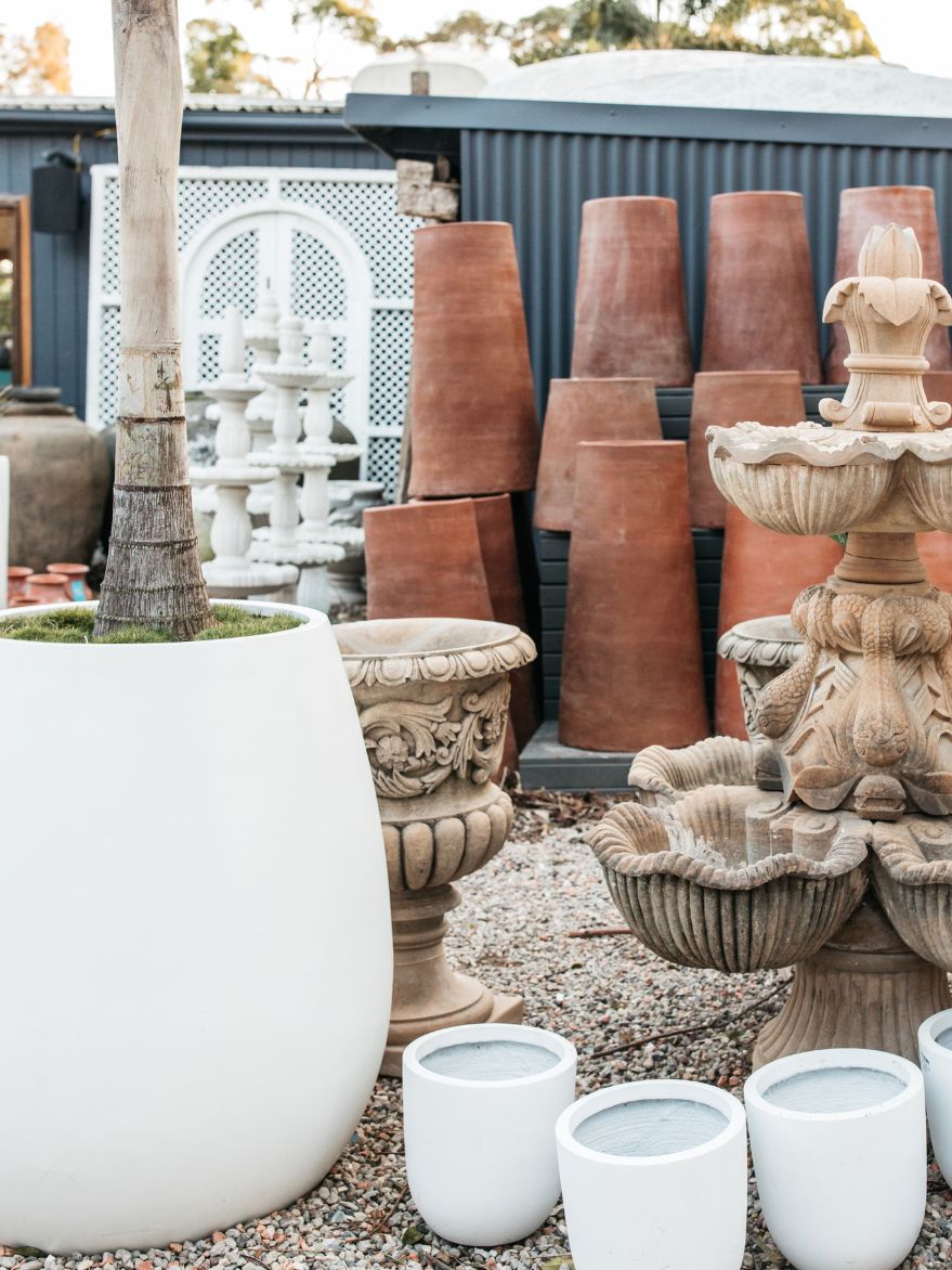 Palms Rapallo Planter White