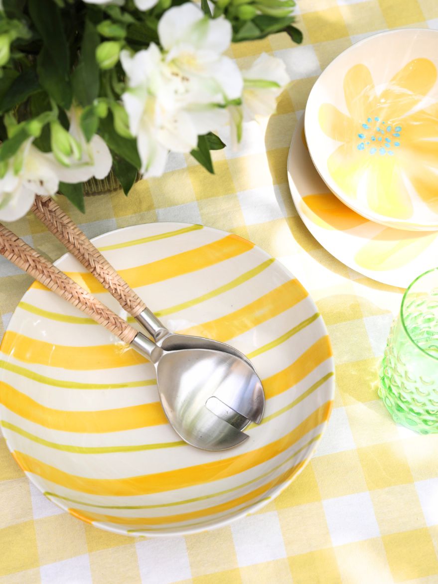 Citrus Wide Stripe Bowl