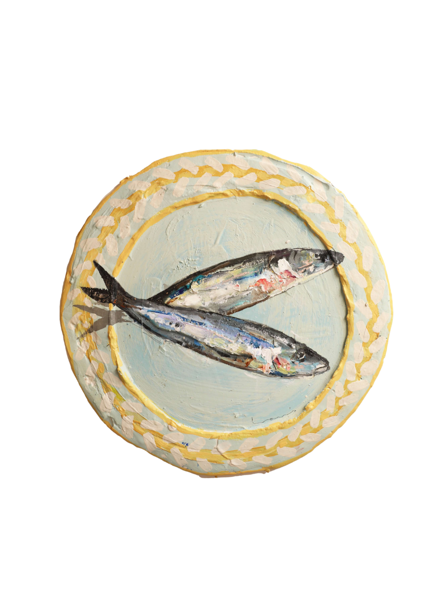 2 Fish For Dinner Plate