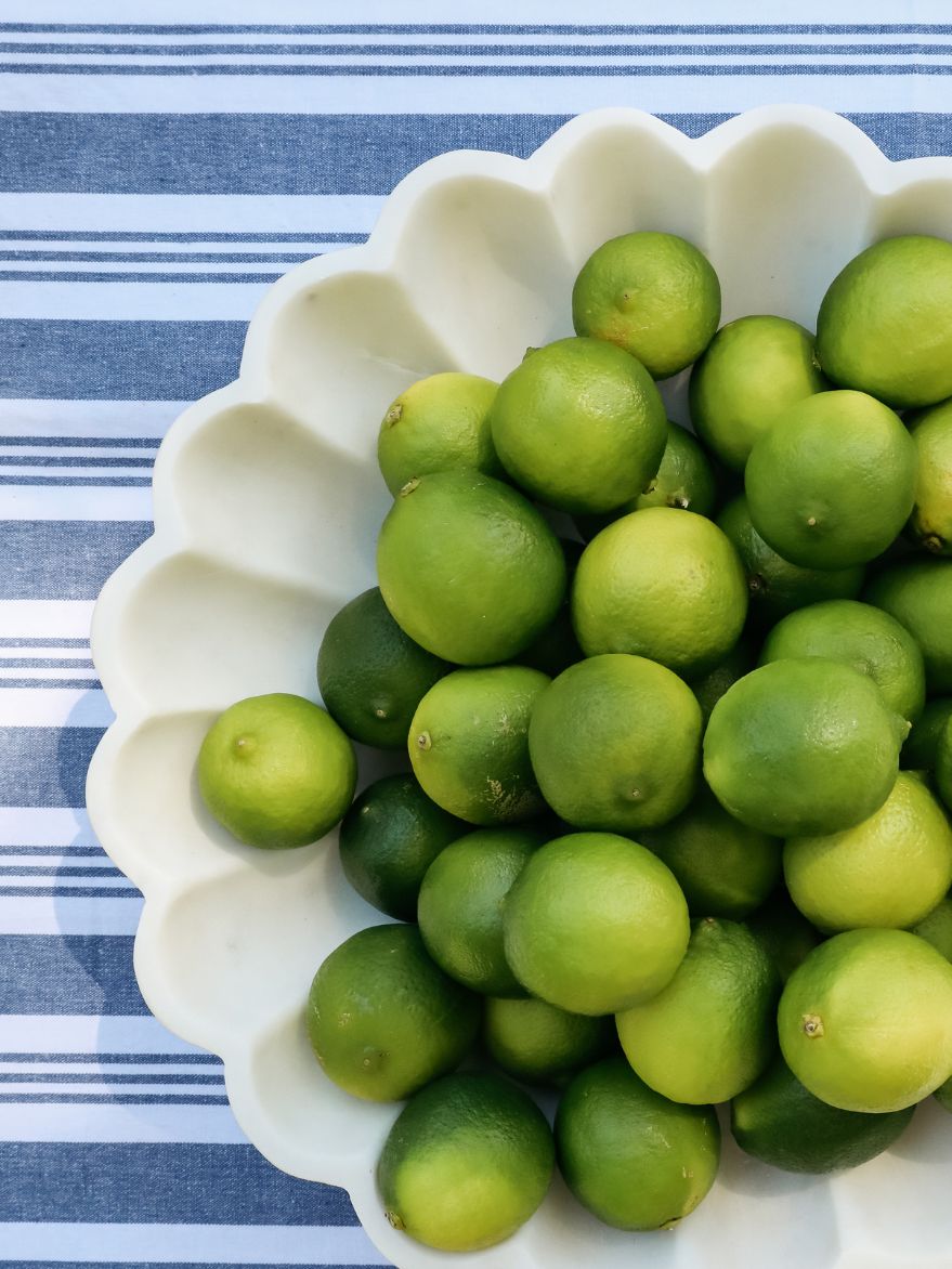 Flora Marble Bowl White