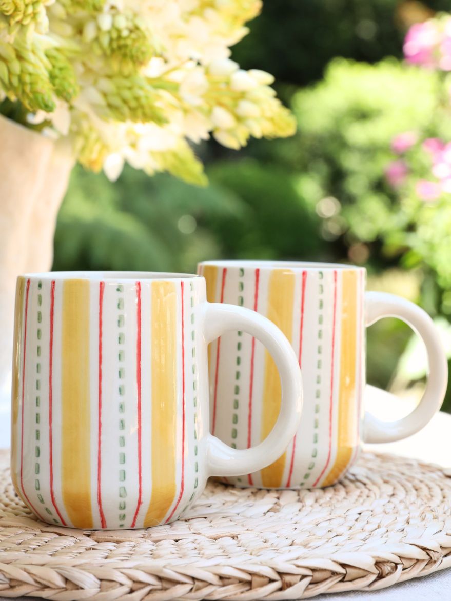 Citrus Stripe Mug