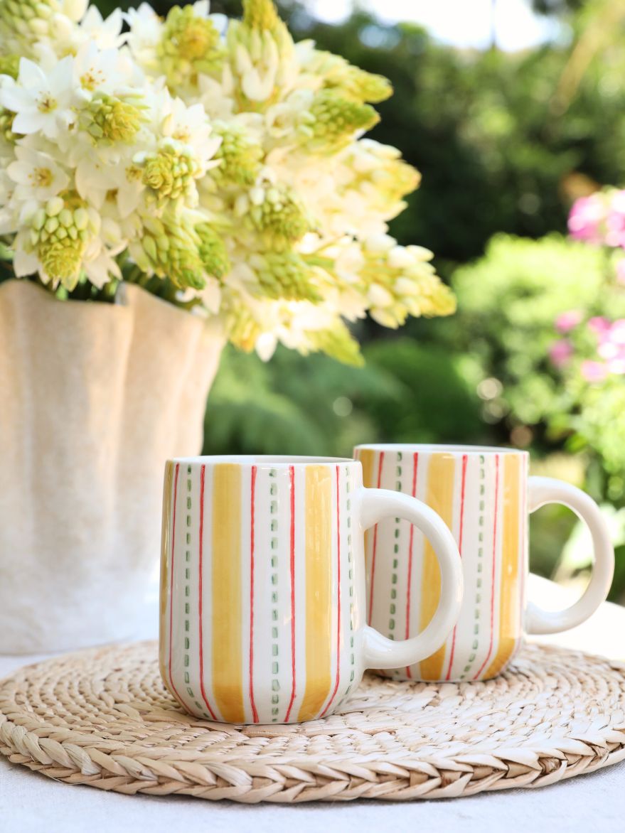 Citrus Stripe Mug