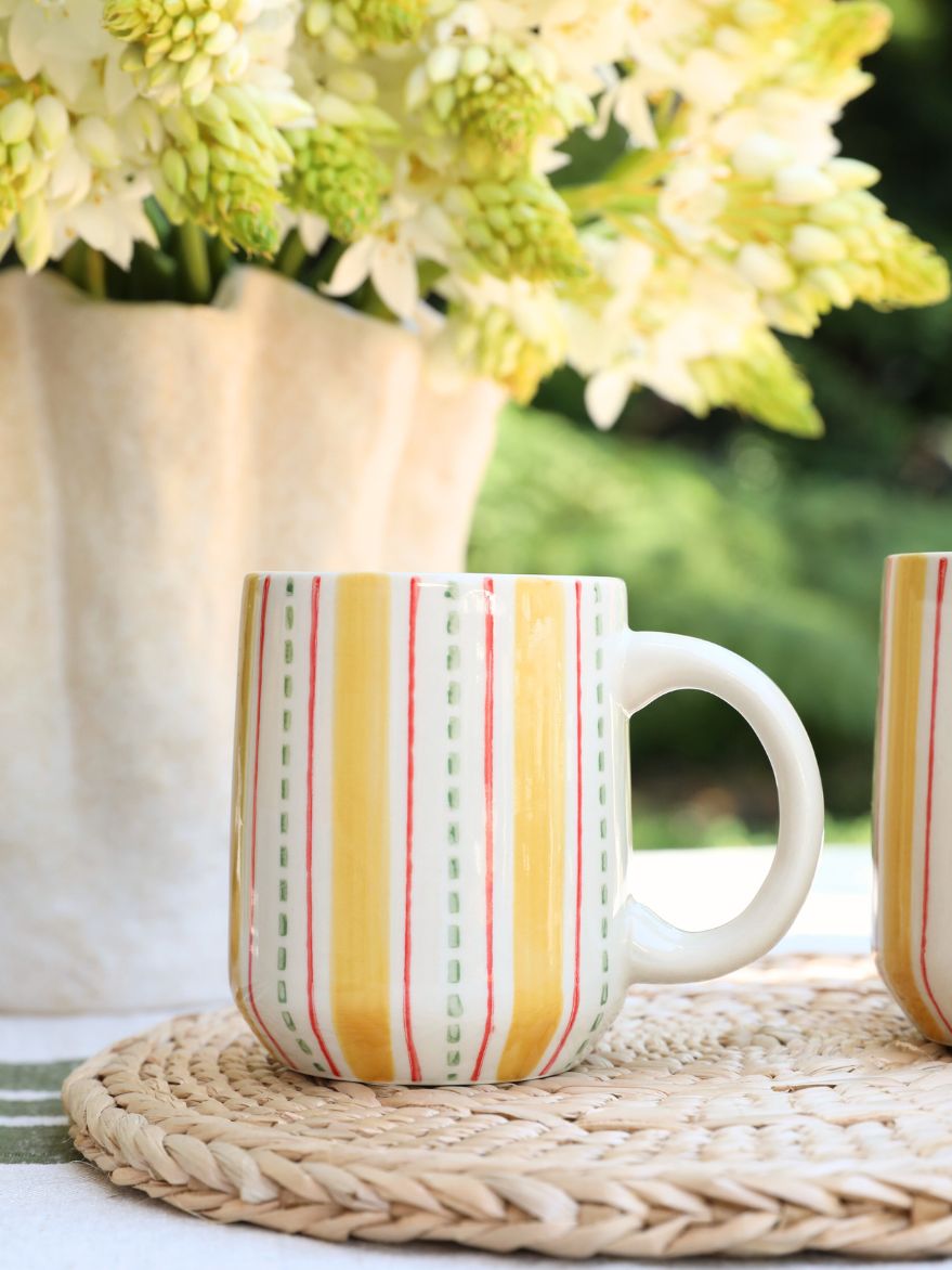 Citrus Stripe Mug