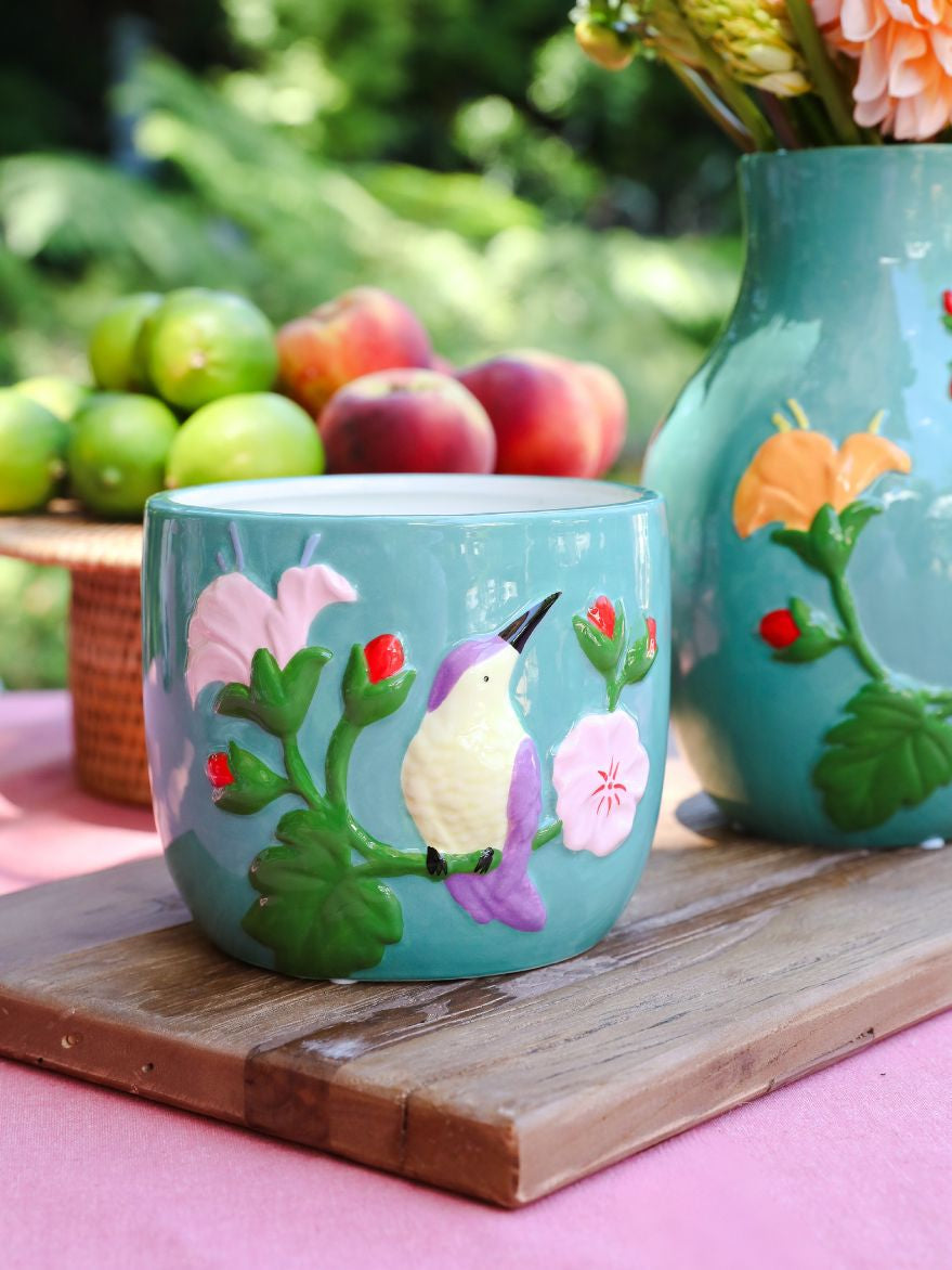 Tropical Hummingbird Planter