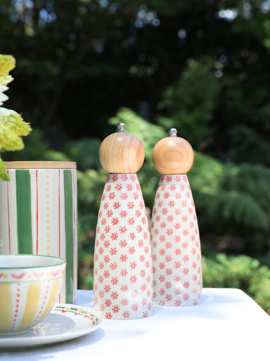Citrus Stripe Salt & Pepper Mill