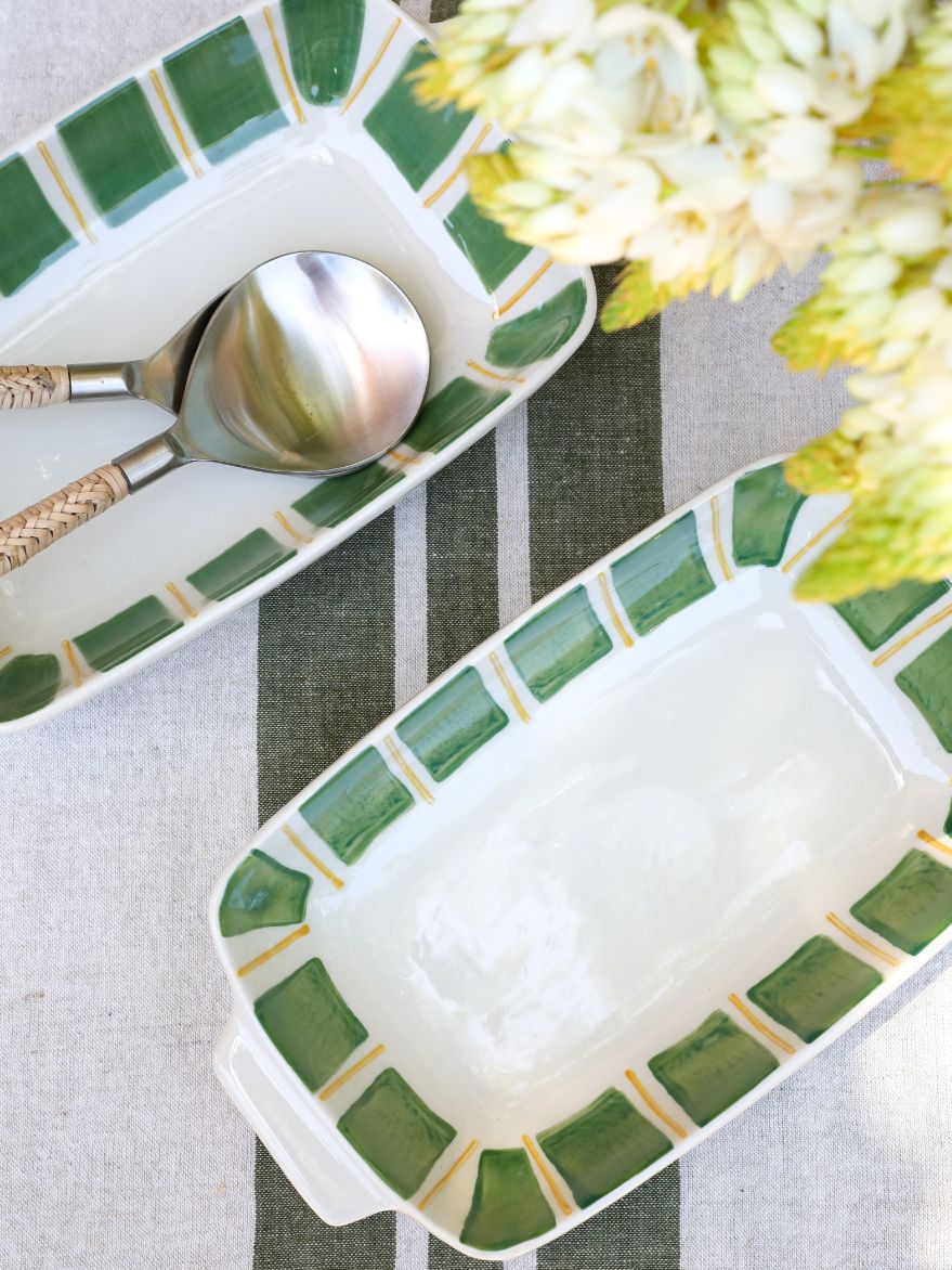 Citrus Stripe Baking Pan