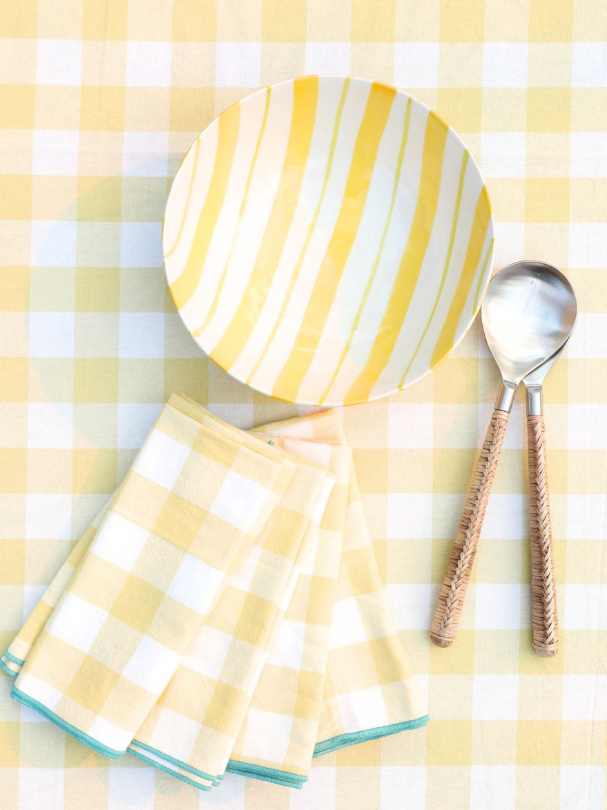 Citrus & Check Serving Set