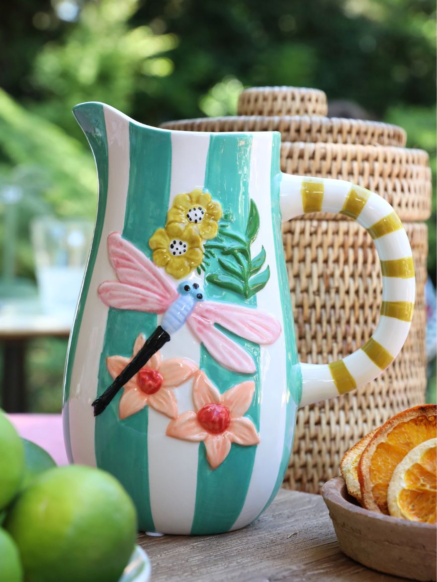 Tropical Dragonfly Jug
