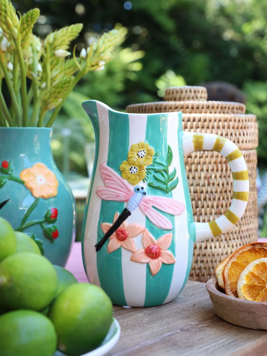 Tropical Dragonfly Jug