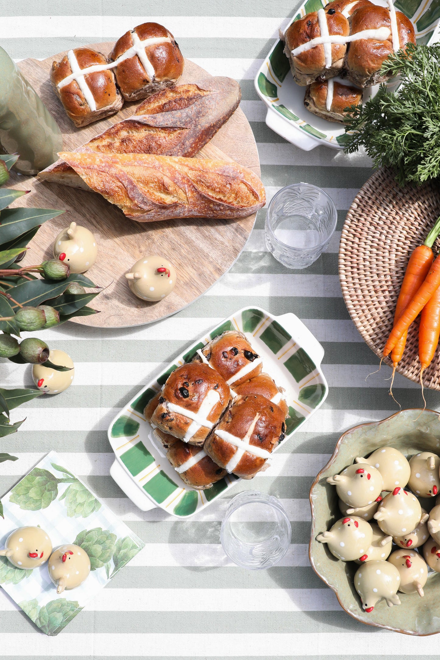 Citrus Stripe Baking Pan