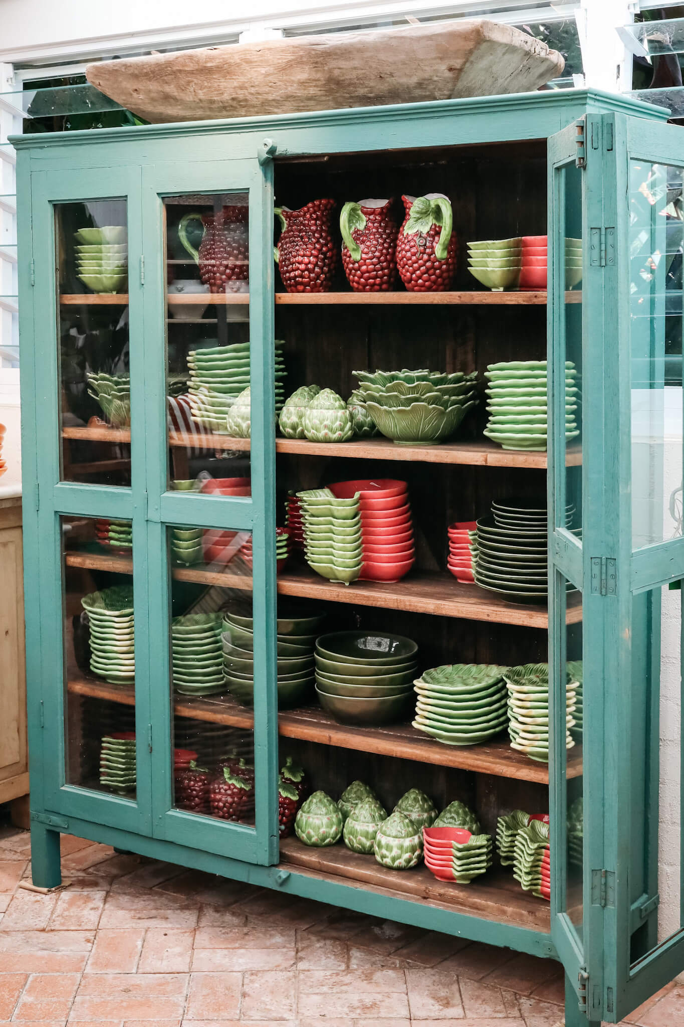 Wooden Cabinet with Panels