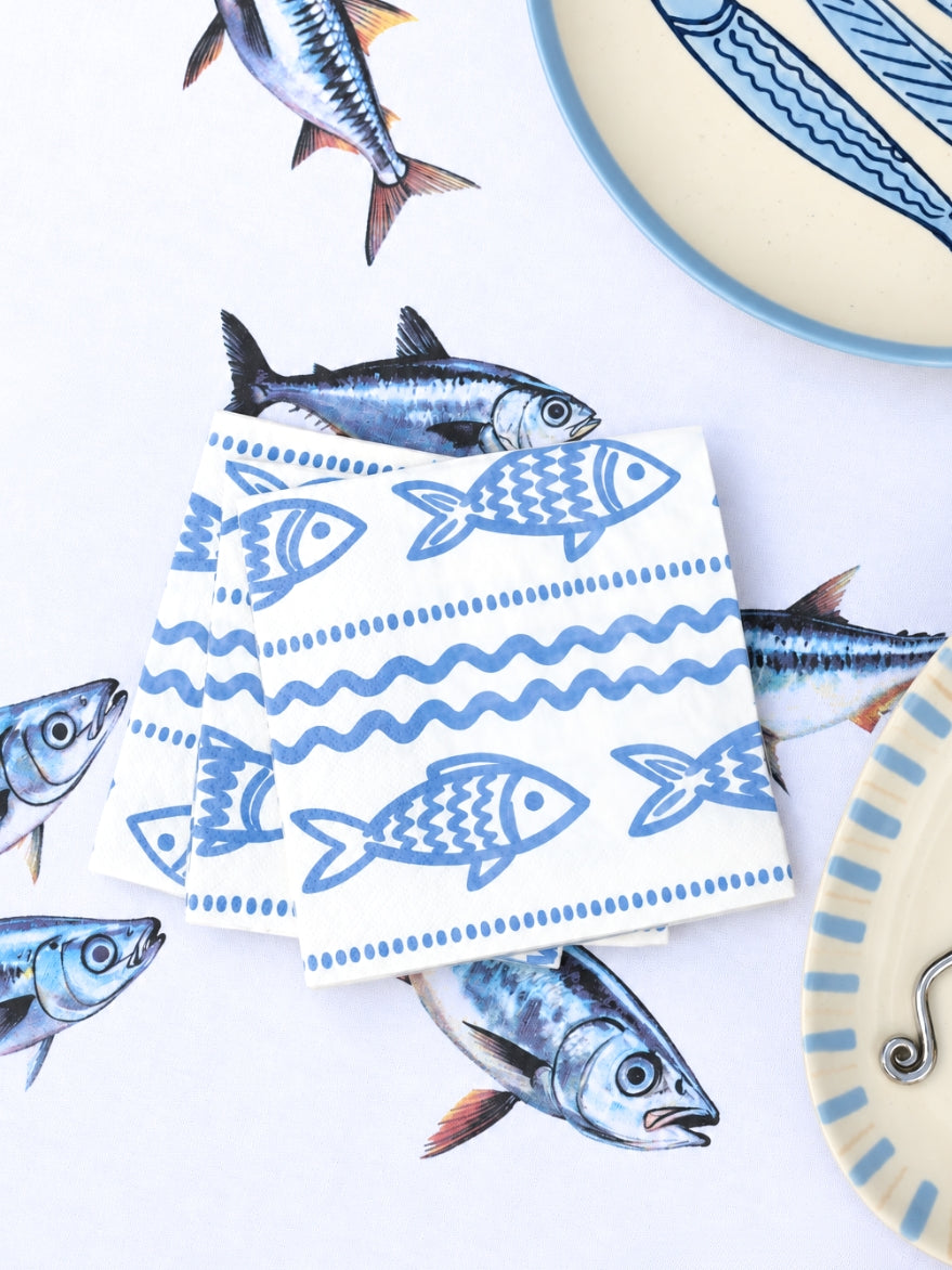 Positano Blue Napkin