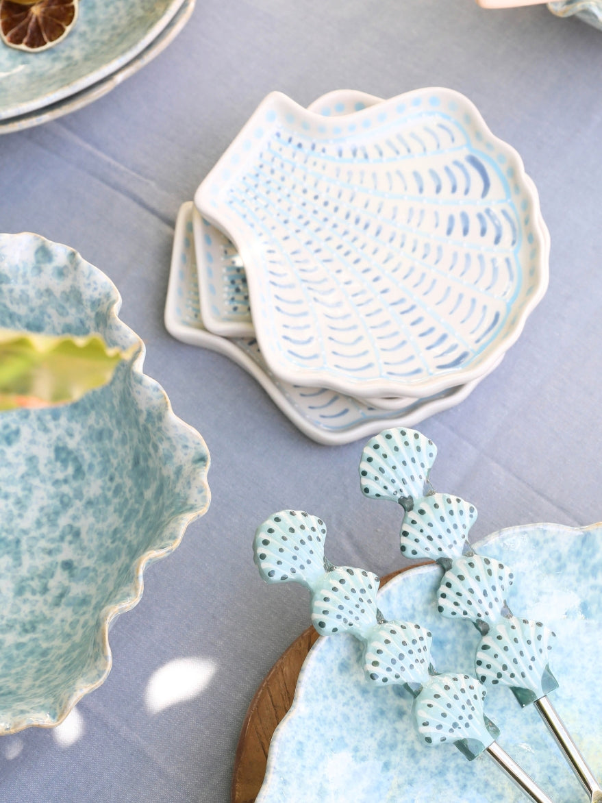 Shell Blue Plate