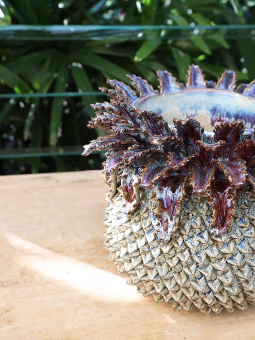 Ceramic Pineapple Vase