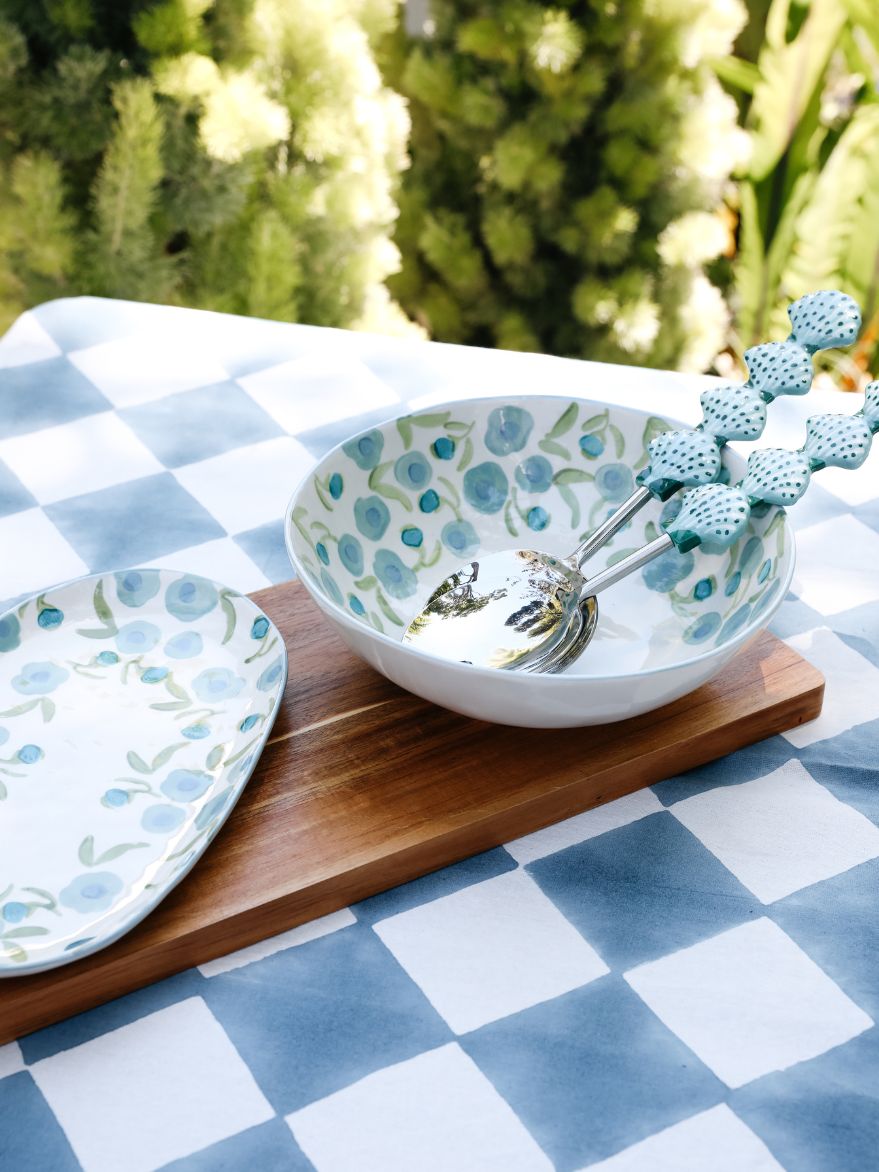 Lillian Blue/Green Platter