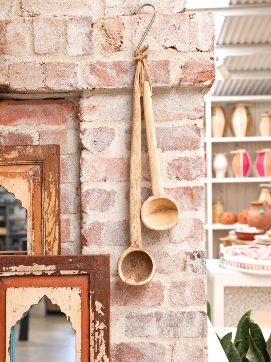 Bleached Wooden Vintage Spoon