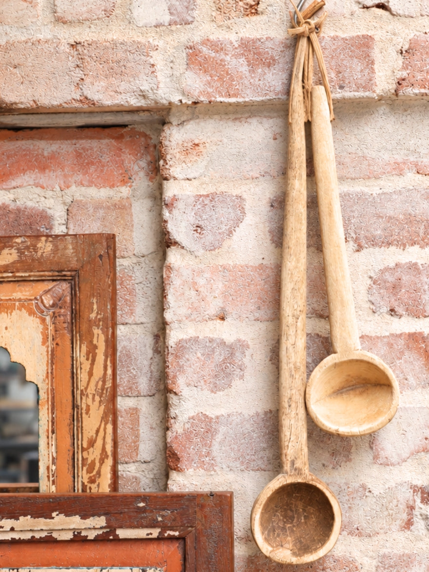 Bleached Wooden Vintage Spoon