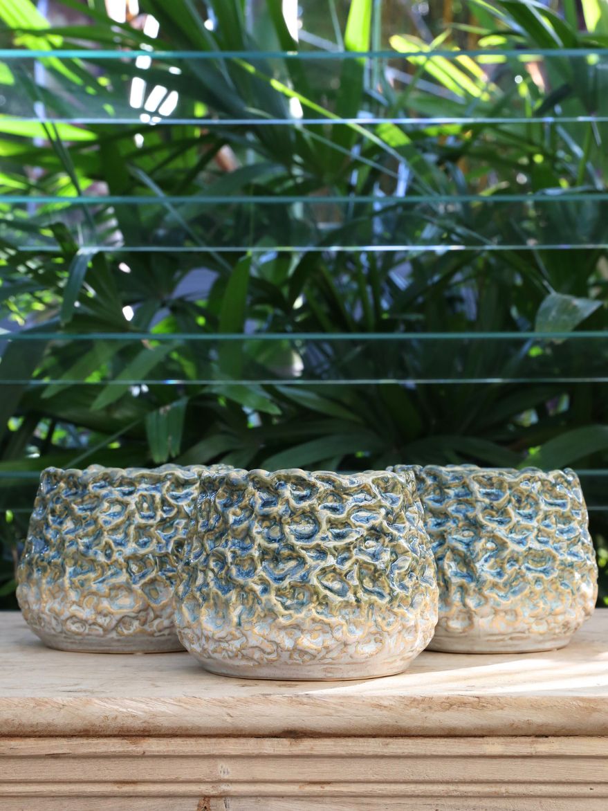 Agean Planter Blue/Green