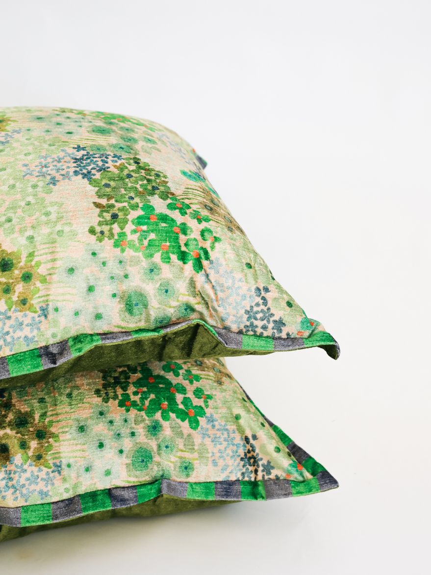 Clementine Cushion Green