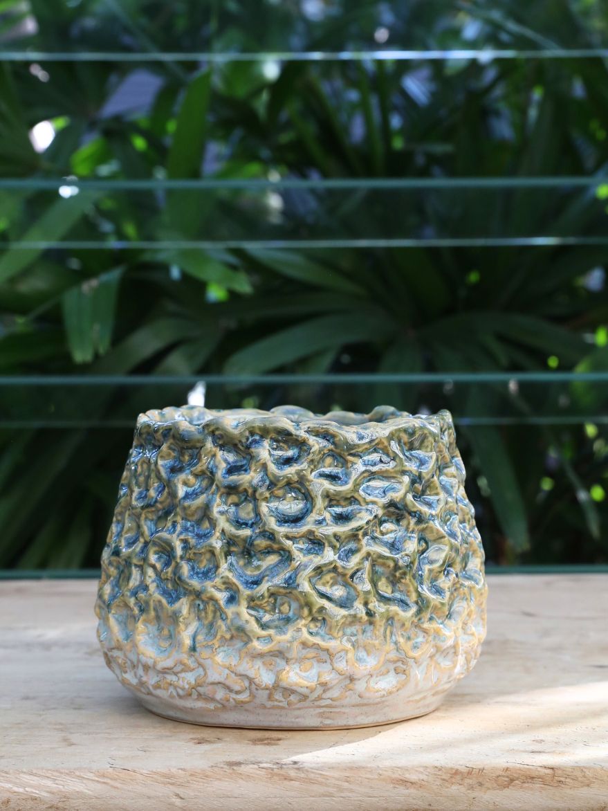 Agean Planter Blue/Green