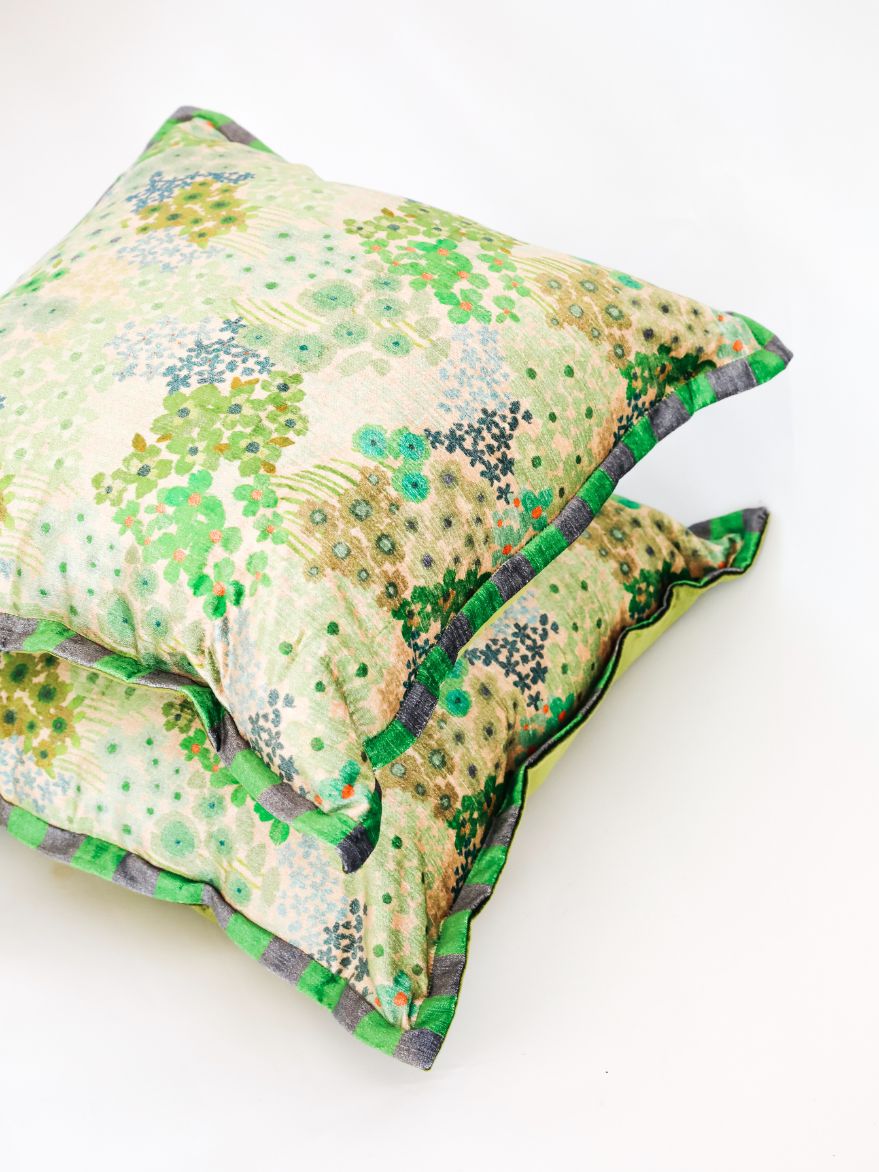 Clementine Cushion Green