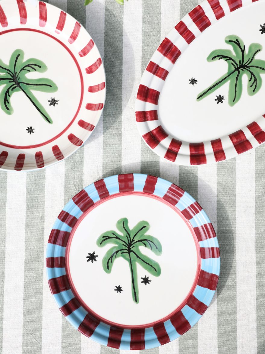 Palmera Stripe Plate