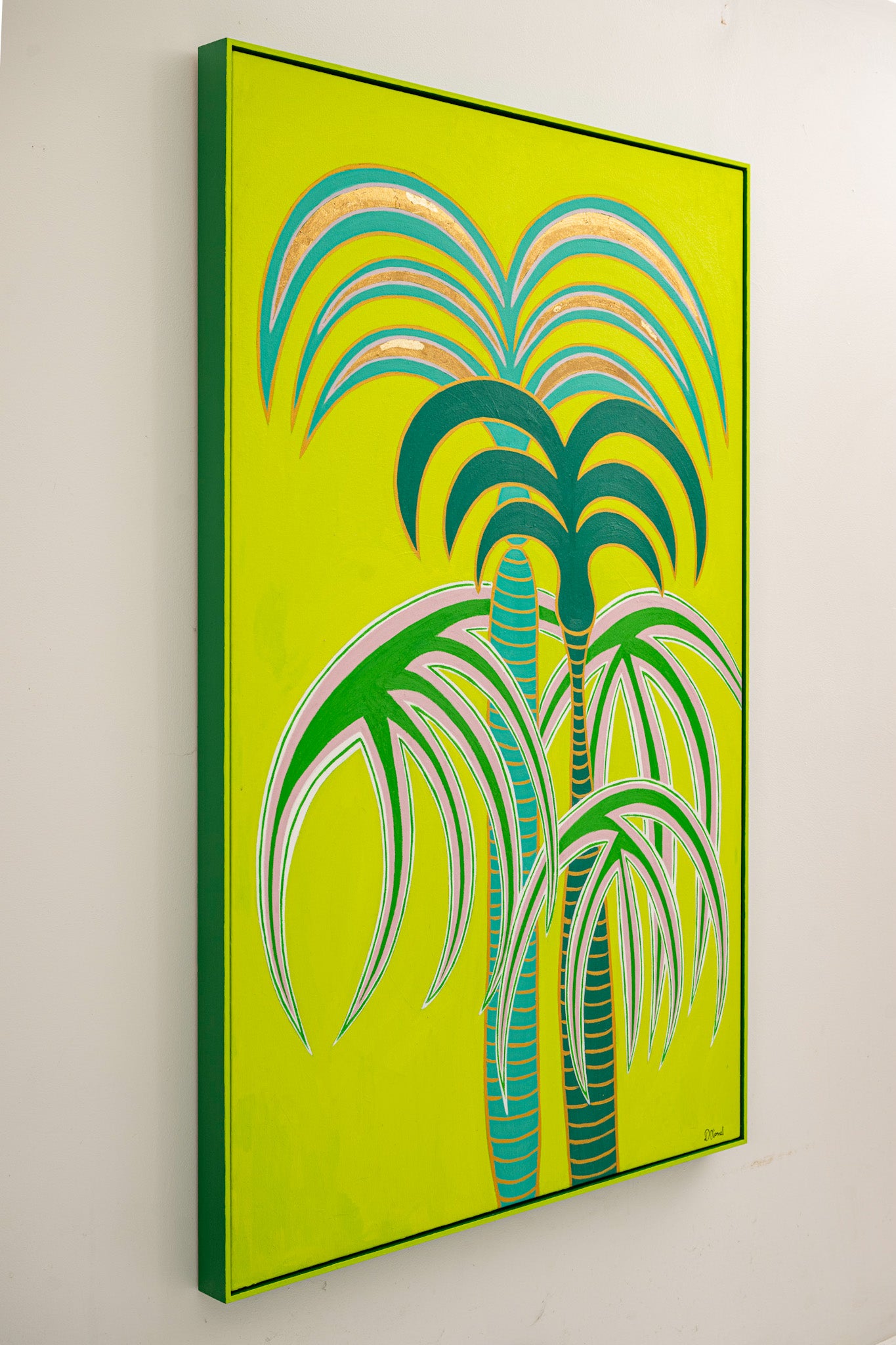 Neon Green Palms