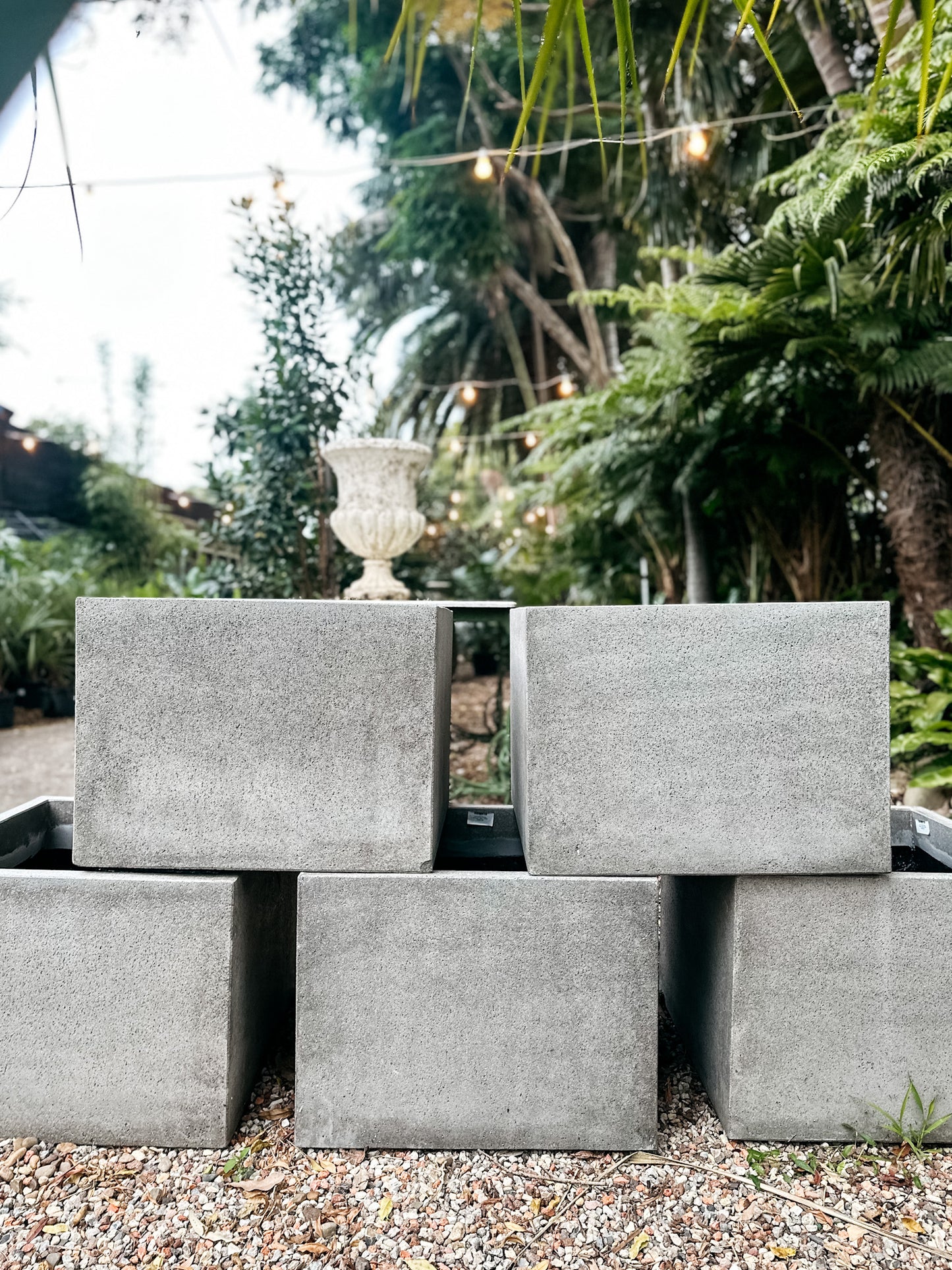 Low Cube Planter Cement