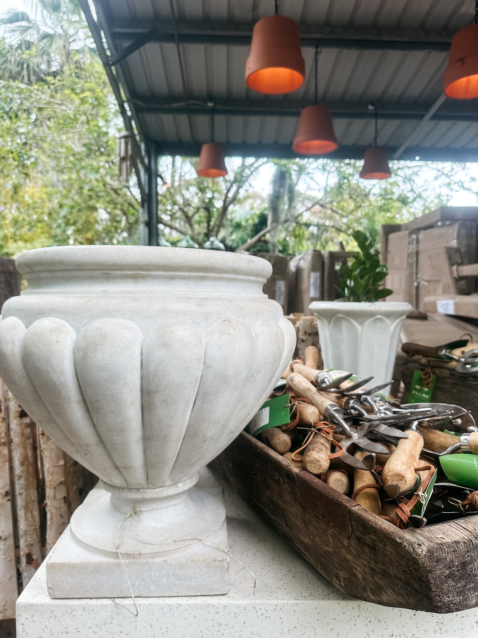 Large Marble Urn