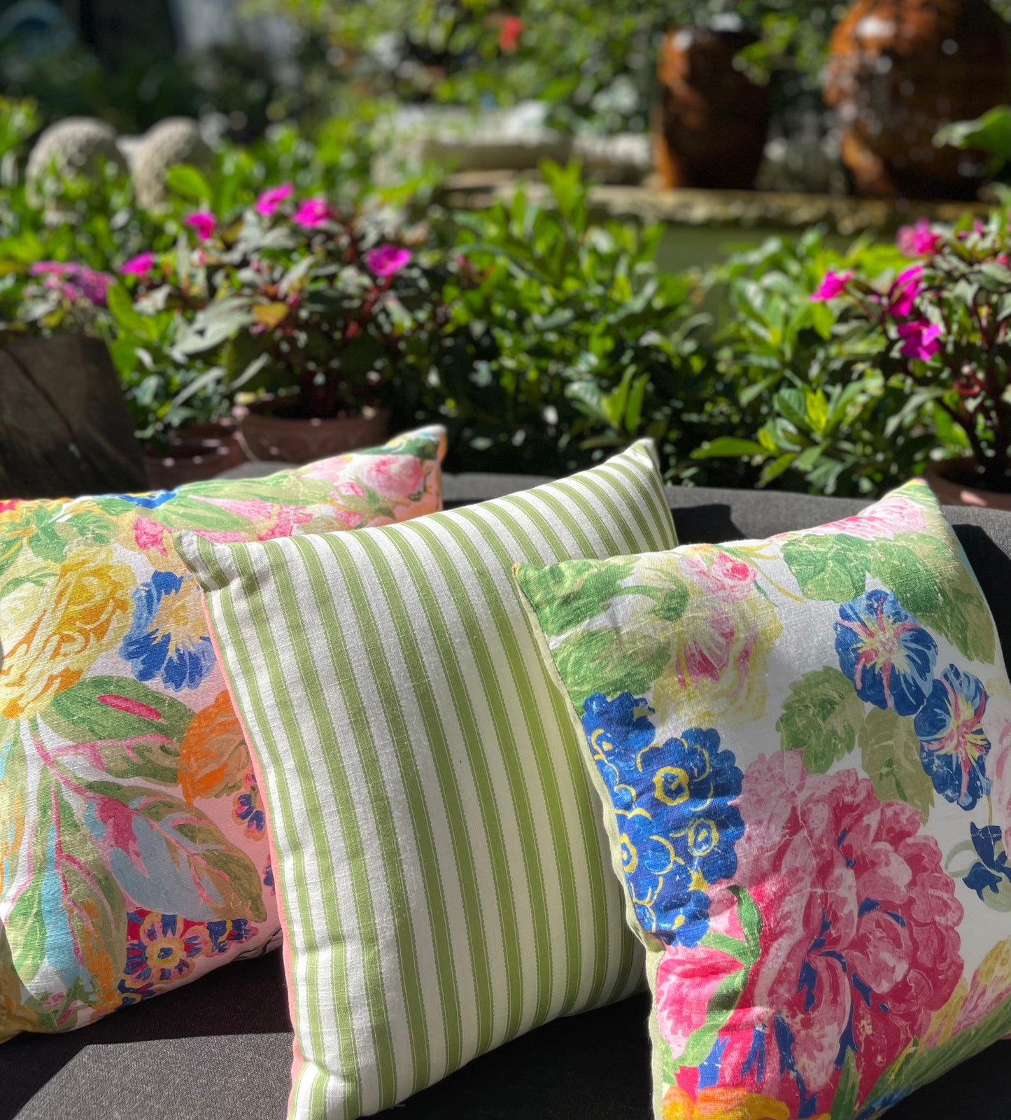 Custom Artisan Linen Cushion