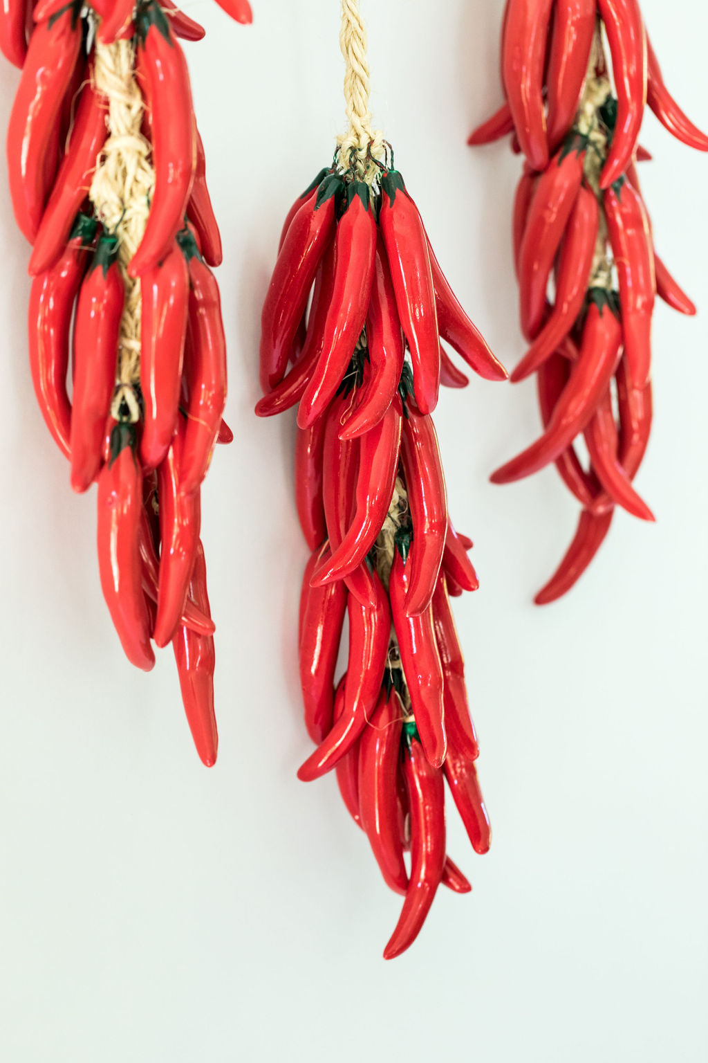 String Long Thin Red Chillies