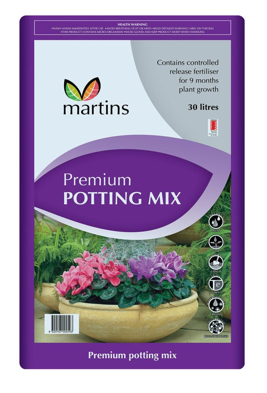 Martin's Premium Potting Mix 30L