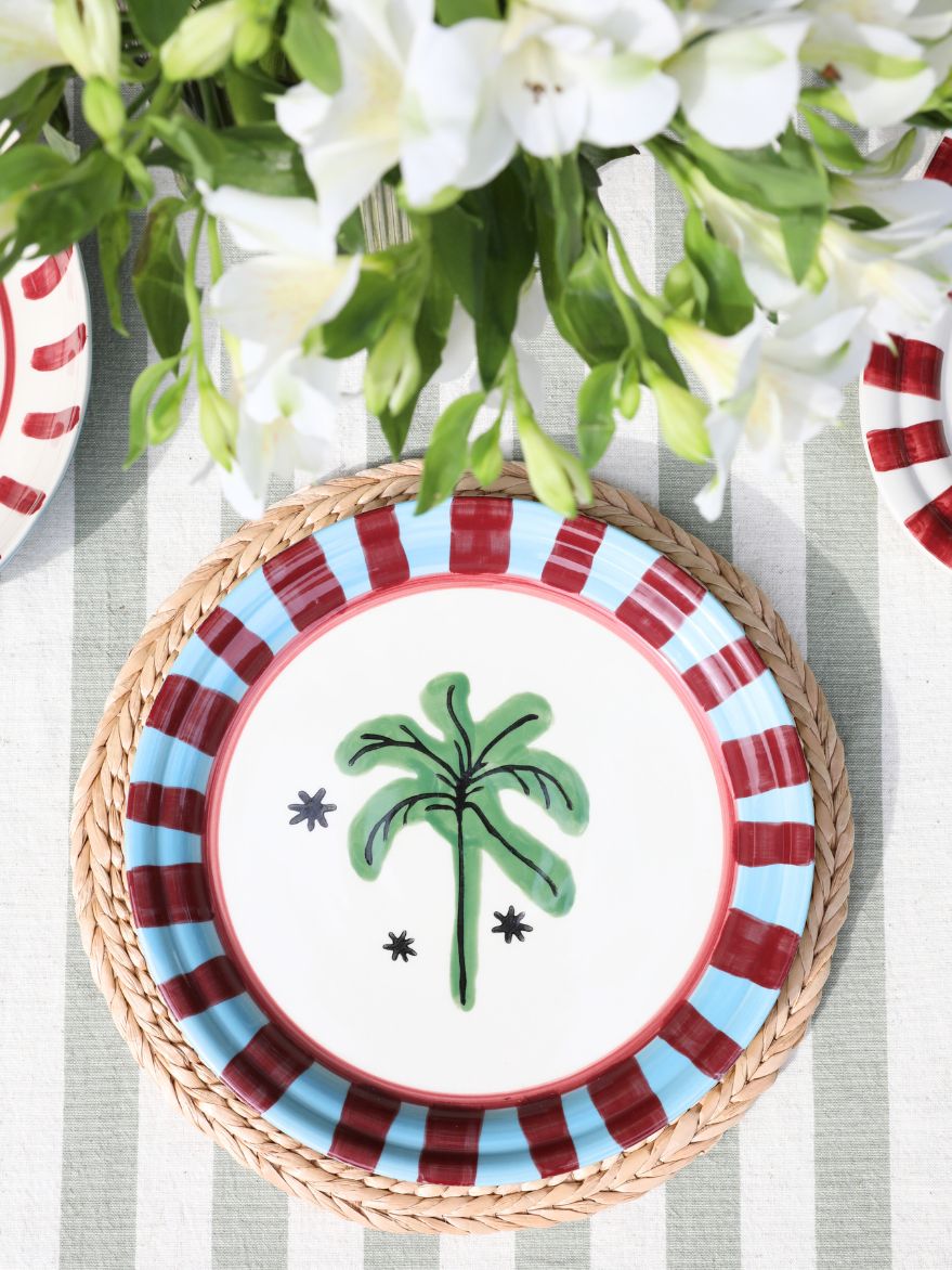 Palmera Stripe Plate