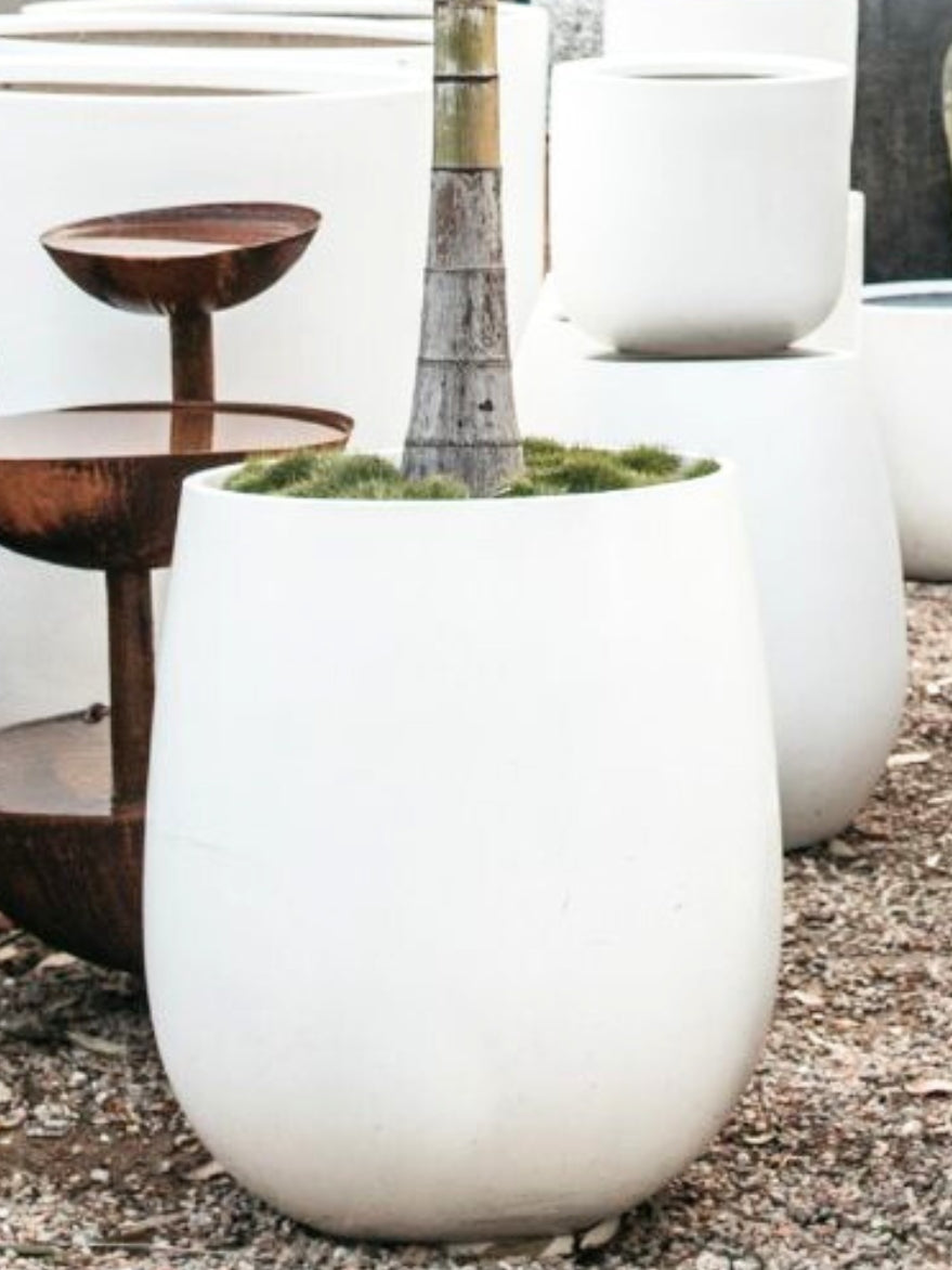 Palms Rapallo Planter White