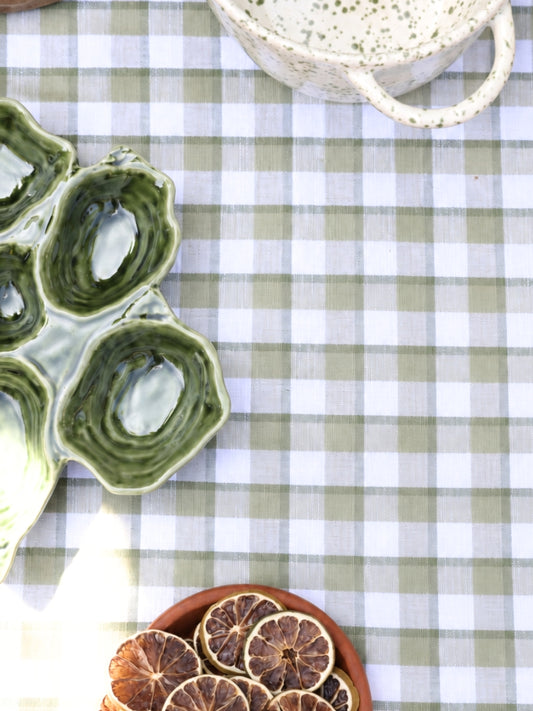 Maldon Green Check Tablecloth 150 X 250 CM
