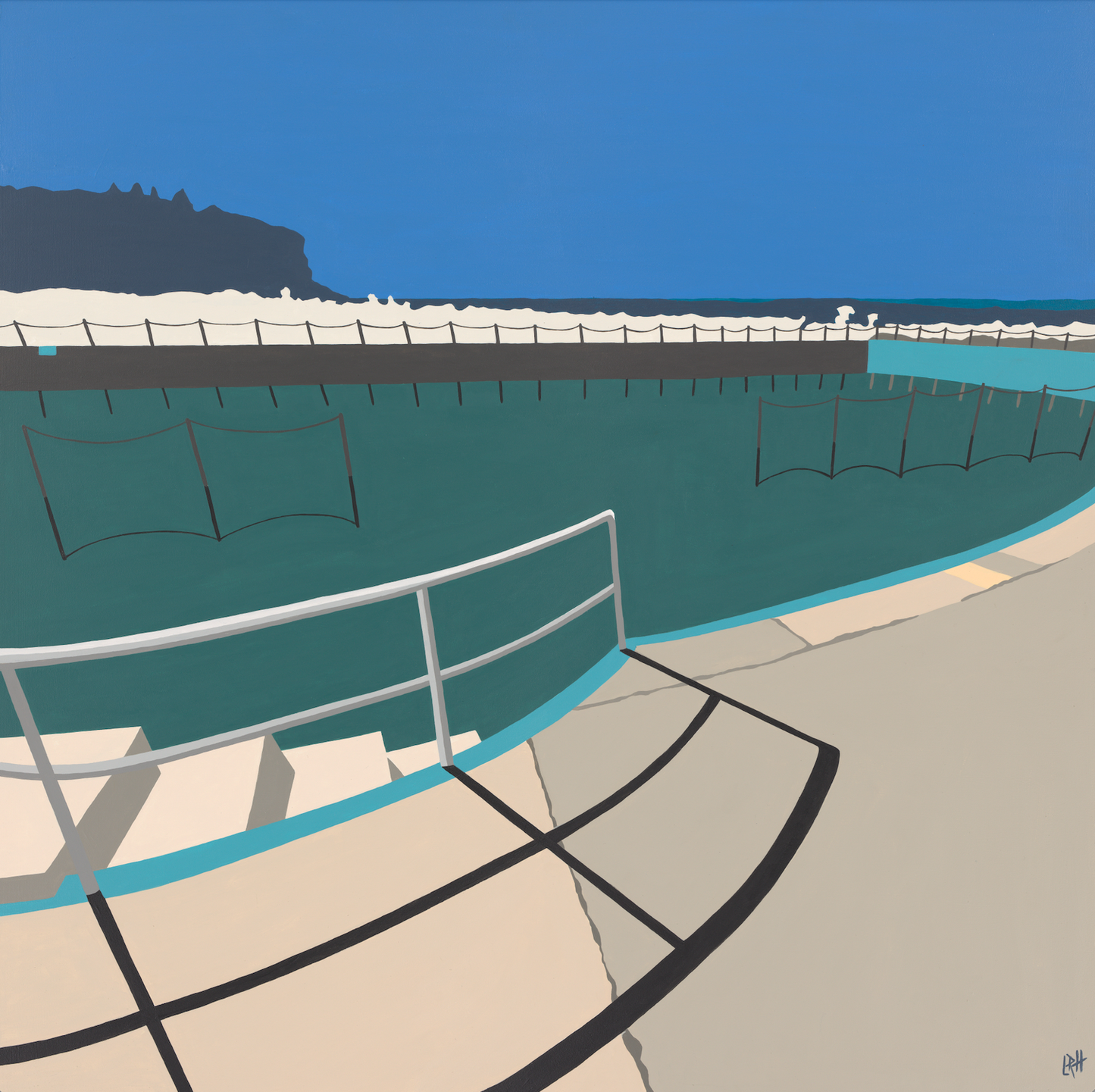 Sun Warmed Steps, Bilgola Rockpool