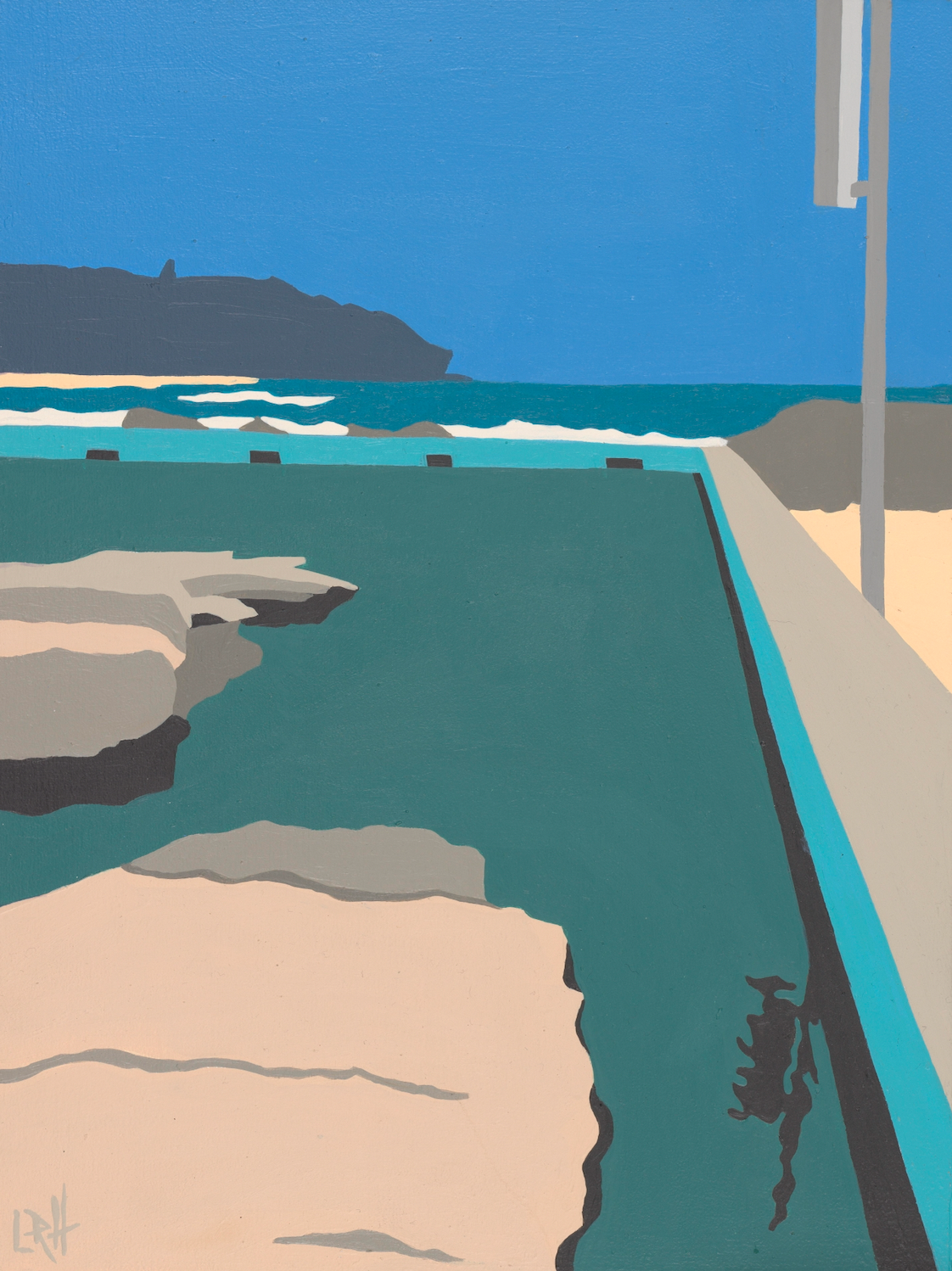 Bare Feet on Rough Steps, Whale Beach Rockpool