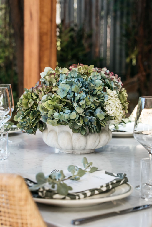 Scalloped Marble Bowl