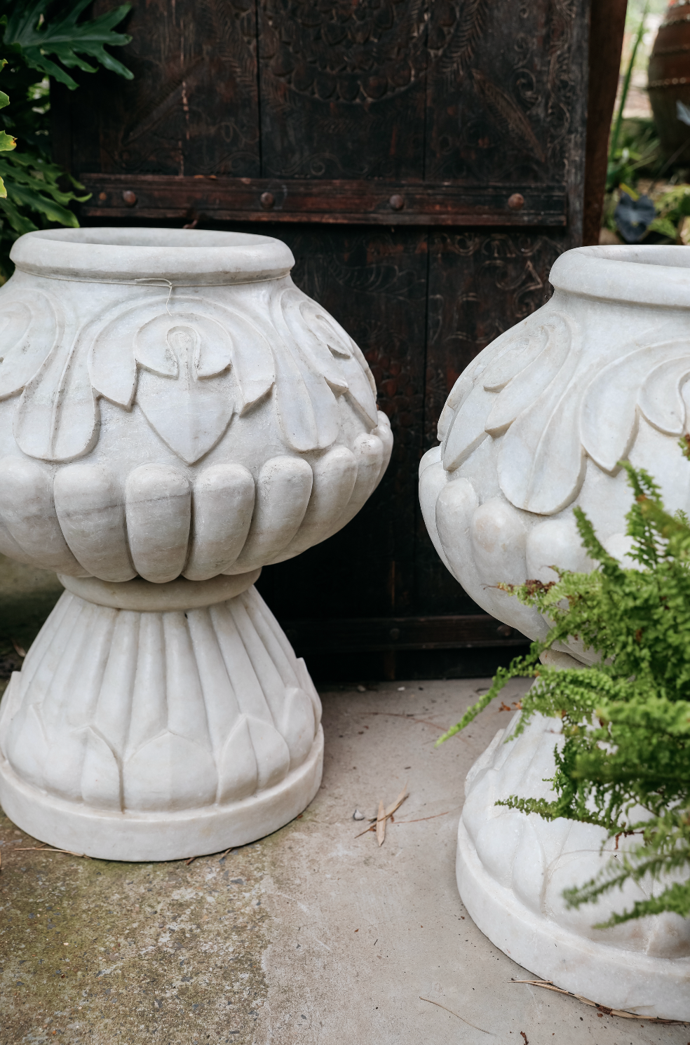 Hourglass Marble Planter