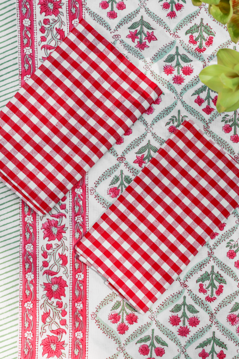 Gingham Red Check Napkin