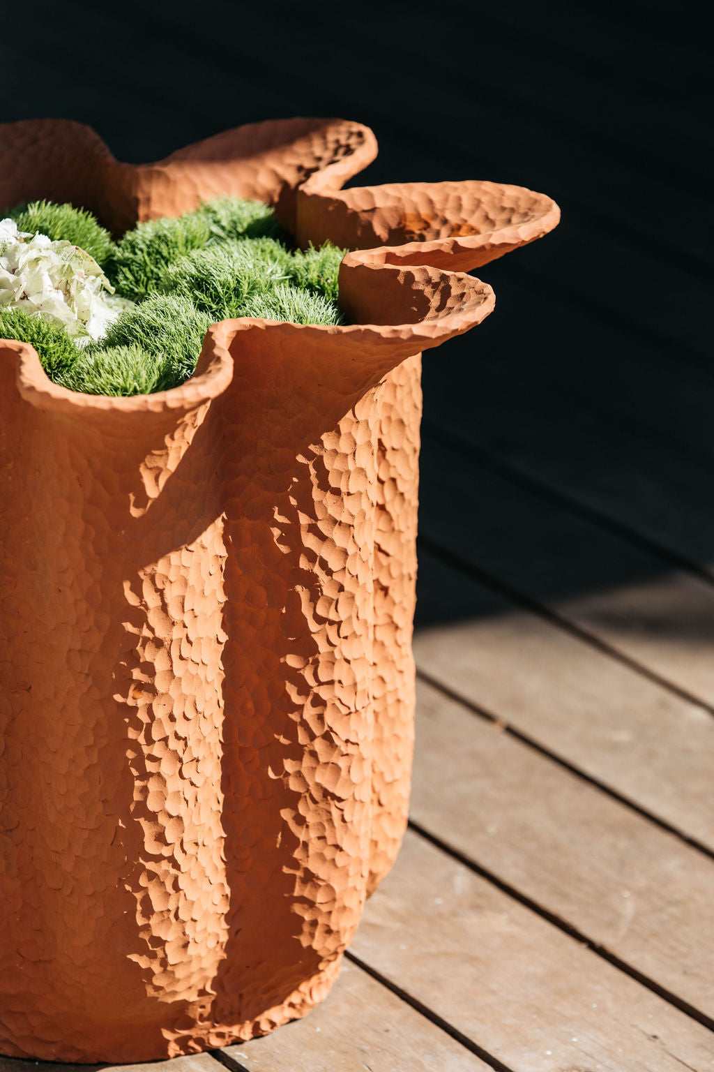 Terracotta Wave Bowl