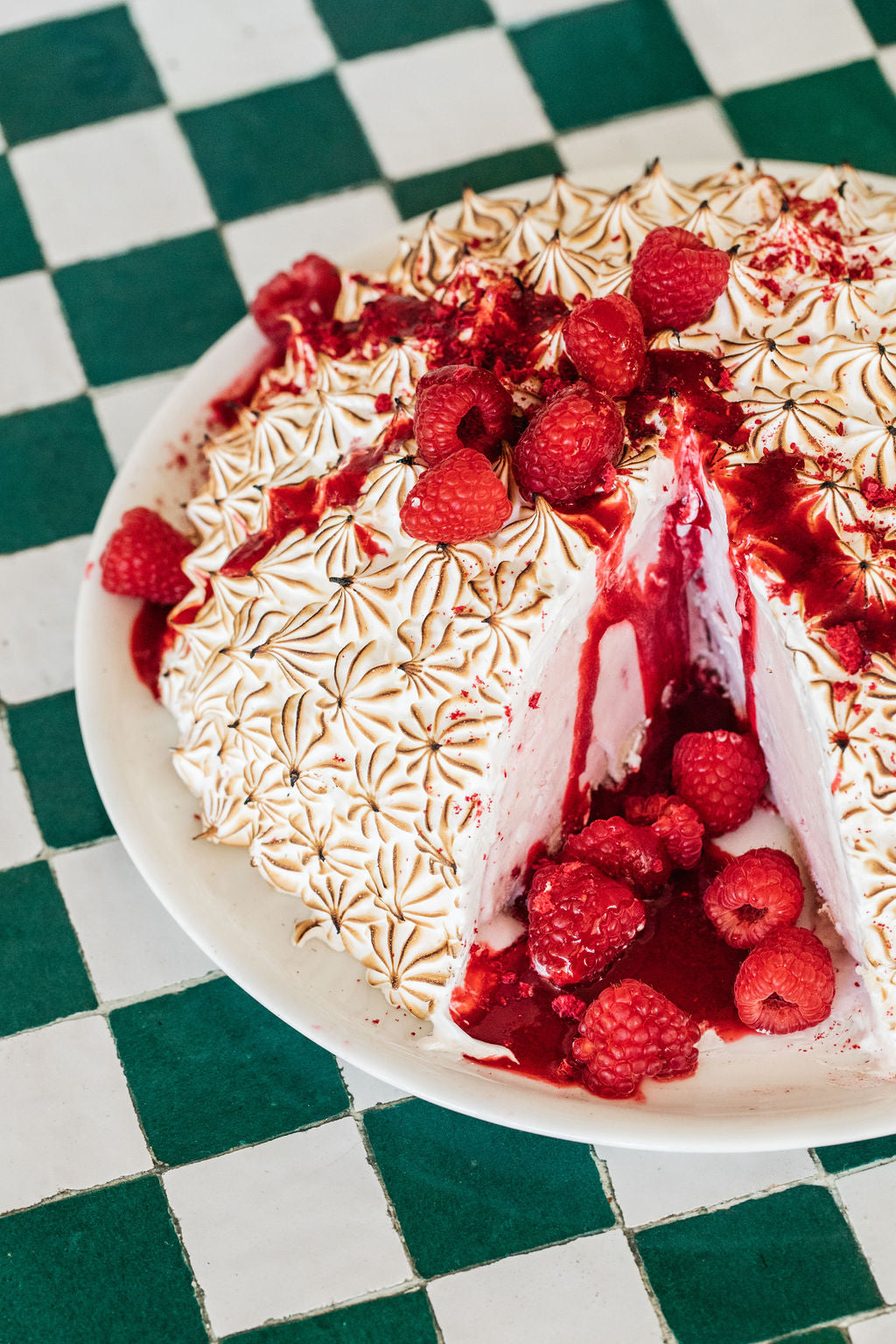 Raspberry Bombe Alaska